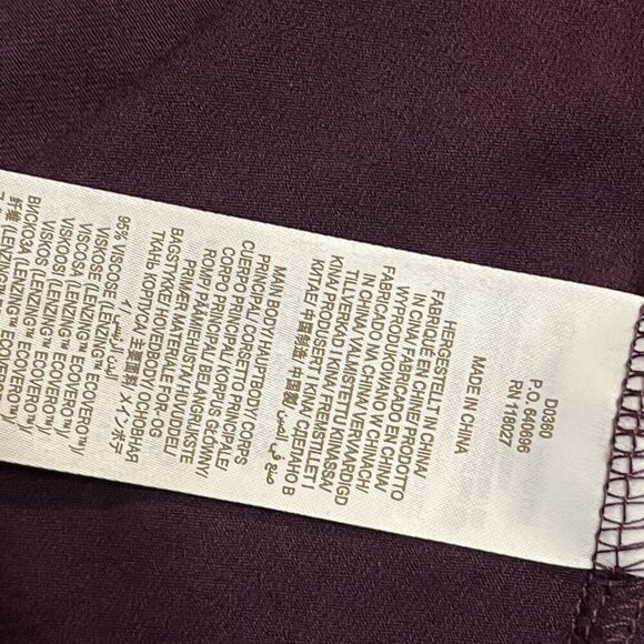 Boden Plum Purple Dots Tulle Long Sleeve Jersey Midi Party Dress 12P - Picture 9 of 11